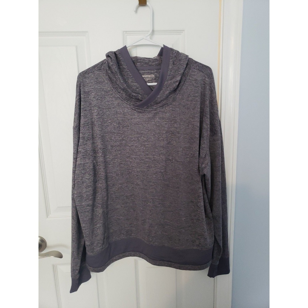 Mondette Brand Womans‎ Hoodie Pullover Grey XL